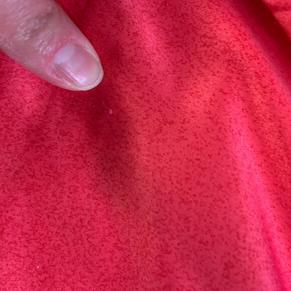 Natori Floral Caftan Nightgown Housedress Red Pockets Lounge Satin Size 2X - Picture 12 of 14